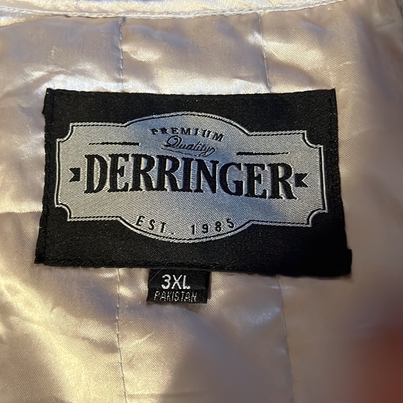 Ladies Derringer Black Leather Motorcycle Jacket. - Picture 6 of 7